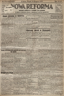 Nowa Reforma. 1925, nr 196