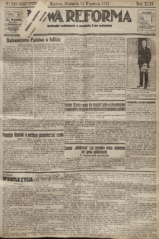 Nowa Reforma. 1925, nr 210