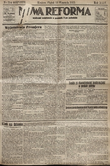 Nowa Reforma. 1925, nr 214