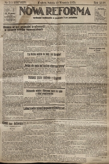 Nowa Reforma. 1925, nr 215