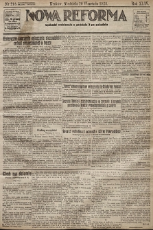 Nowa Reforma. 1925, nr 216