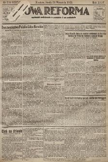 Nowa Reforma. 1925, nr 218