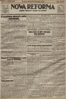 Nowa Reforma. 1925, nr 219