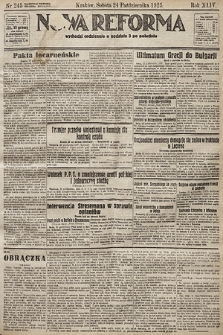 Nowa Reforma. 1925, nr 245