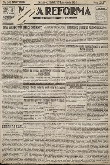 Nowa Reforma. 1925, nr 262