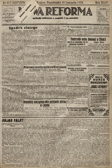 Nowa Reforma. 1925, nr 277