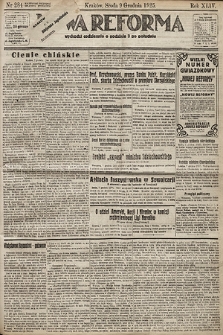 Nowa Reforma. 1925, nr 284