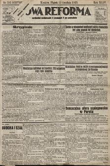 Nowa Reforma. 1925, nr 285