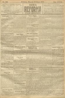 Nowa Reforma (wydanie popołudniowe). 1918, nr 315