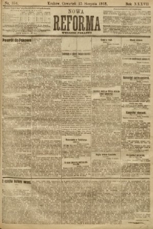 Nowa Reforma (numer poranny). 1918, nr 354