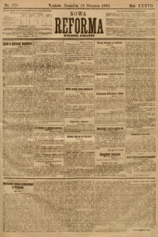 Nowa Reforma (numer poranny). 1918, nr 358