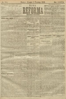 Nowa Reforma (numer poranny). 1918, nr 384