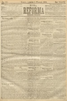 Nowa Reforma (numer poranny). 1918, nr 388