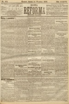 Nowa Reforma (numer poranny). 1918, nr 404
