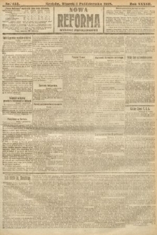 Nowa Reforma (wydanie popołudniowe). 1918, nr 433