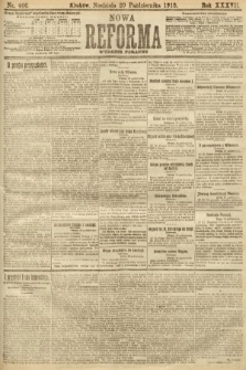 Nowa Reforma (numer poranny). 1918, nr 466