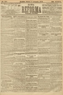 Nowa Reforma (numer poranny). 1918, nr 498