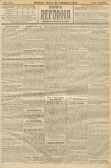 Nowa Reforma (wydanie popołudniowe). 1918, nr 521