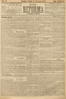 Nowa Reforma (wydanie poranne). 1919, nr 16