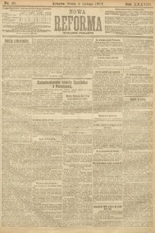 Nowa Reforma (wydanie poranne). 1919, nr 48