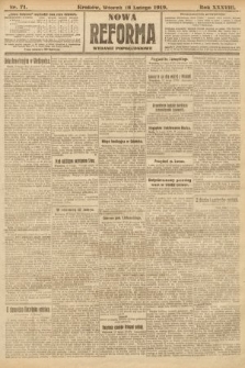 Nowa Reforma (wydanie popołudniowe). 1919, nr 71