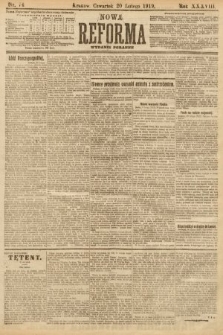 Nowa Reforma (wydanie poranne). 1919, nr 74