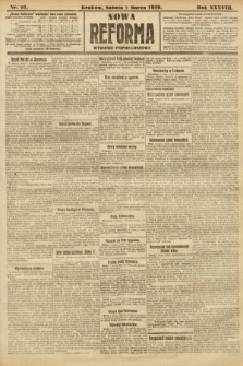 Nowa Reforma (wydanie popołudniowe). 1919, nr 91