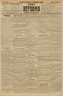 Nowa Reforma (wydanie popołudniowe). 1919, nr 141