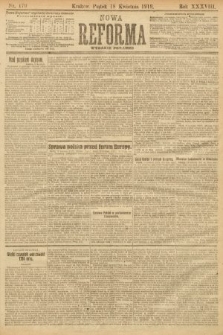 Nowa Reforma (wydanie poranne). 1919, nr 170
