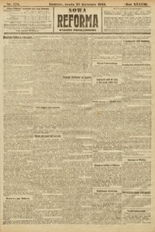 Nowa Reforma (wydanie popołudniowe). 1919, nr 176