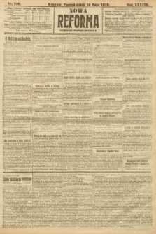 Nowa Reforma (wydanie popołudniowe). 1919, nr 216