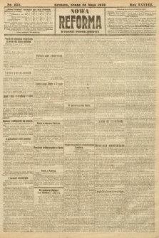 Nowa Reforma (wydanie popołudniowe). 1919, nr 232