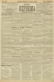 Nowa Reforma (wydanie poranne). 1919, nr 239