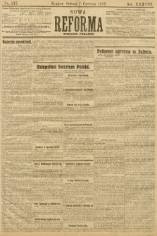 Nowa Reforma (wydanie poranne). 1919, nr 247