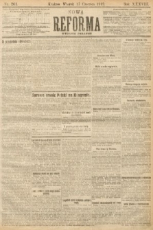 Nowa Reforma (wydanie poranne). 1919, nr 261