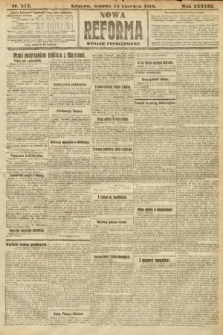 Nowa Reforma (wydanie popołudniowe). 1919, nr 272