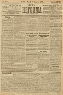 Nowa Reforma (wydanie poranne). 1919, nr 277