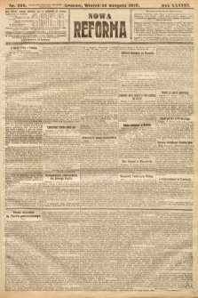 Nowa Reforma. 1919, nr 323