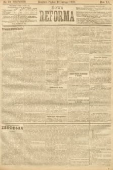 Nowa Reforma. 1921, nr 39