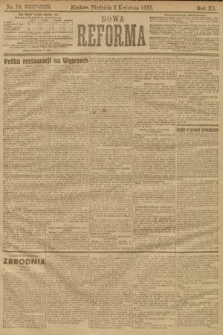Nowa Reforma. 1921, nr 78