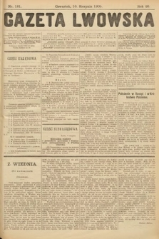 Gazeta Lwowska. 1905, nr 181