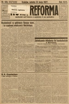 Nowa Reforma. 1927, nr 109