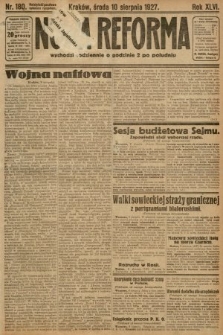 Nowa Reforma. 1927, nr 180