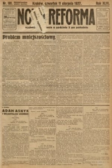 Nowa Reforma. 1927, nr 181