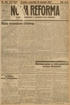 Nowa Reforma. 1927, nr 186