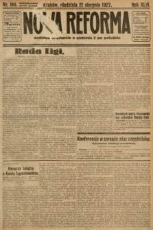 Nowa Reforma. 1927, nr 189