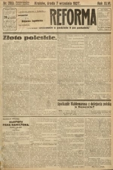 Nowa Reforma. 1927, nr 203