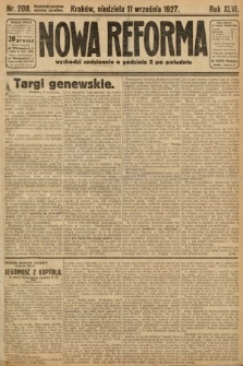 Nowa Reforma. 1927, nr 208