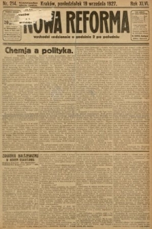 Nowa Reforma. 1927, nr 214