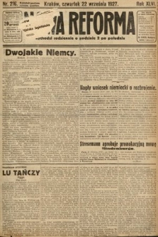 Nowa Reforma. 1927, nr 216